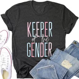 Grappig T-Shirt voor Zwangerschap Aankondiging Geslacht Onthulling — thumbnail 1