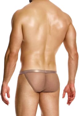 MODUS VIVENDI Mesh Through Tanga Brief Skin - MAAT S - Erotisch Heren Ondergoed - Slip voor Man - Sexy mannen Slip — thumbnail 5