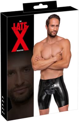 Strak Kort Biker Latex Broekje — thumbnail 1