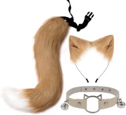 Complete 3-Delige Katten Kostuum Set Dierenoren Staart en Halsband voor Dames — thumbnail 5
