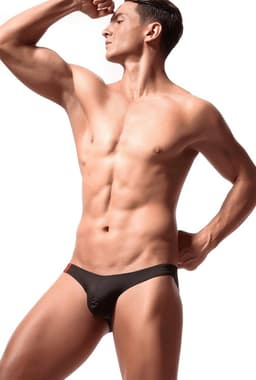 Heren lage taille slips met ademend en zacht elastisch ondergoed — thumbnail 3