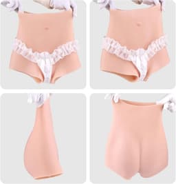 Realistische Siliconen Ondergoed voor Vrouwelijke Contouren - Boxer Shorts voor Transgender, Crossdressers en Cosplay — thumbnail 4