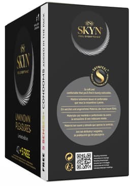 Skyn ​​Unknown Pleasures Latexvrije condooms 42st + 5 Gratis — thumbnail 4