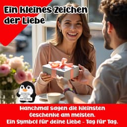 Romantisch Pinguïn Cadeau voor Partners - Liefde Cadeautje voor Hem of Haar — thumbnail 5