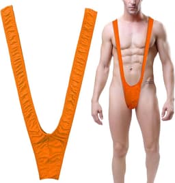 Heren Borat String Badpak Mannen Mankini Thong Kostuum voor Feest & Halloween — thumbnail 3