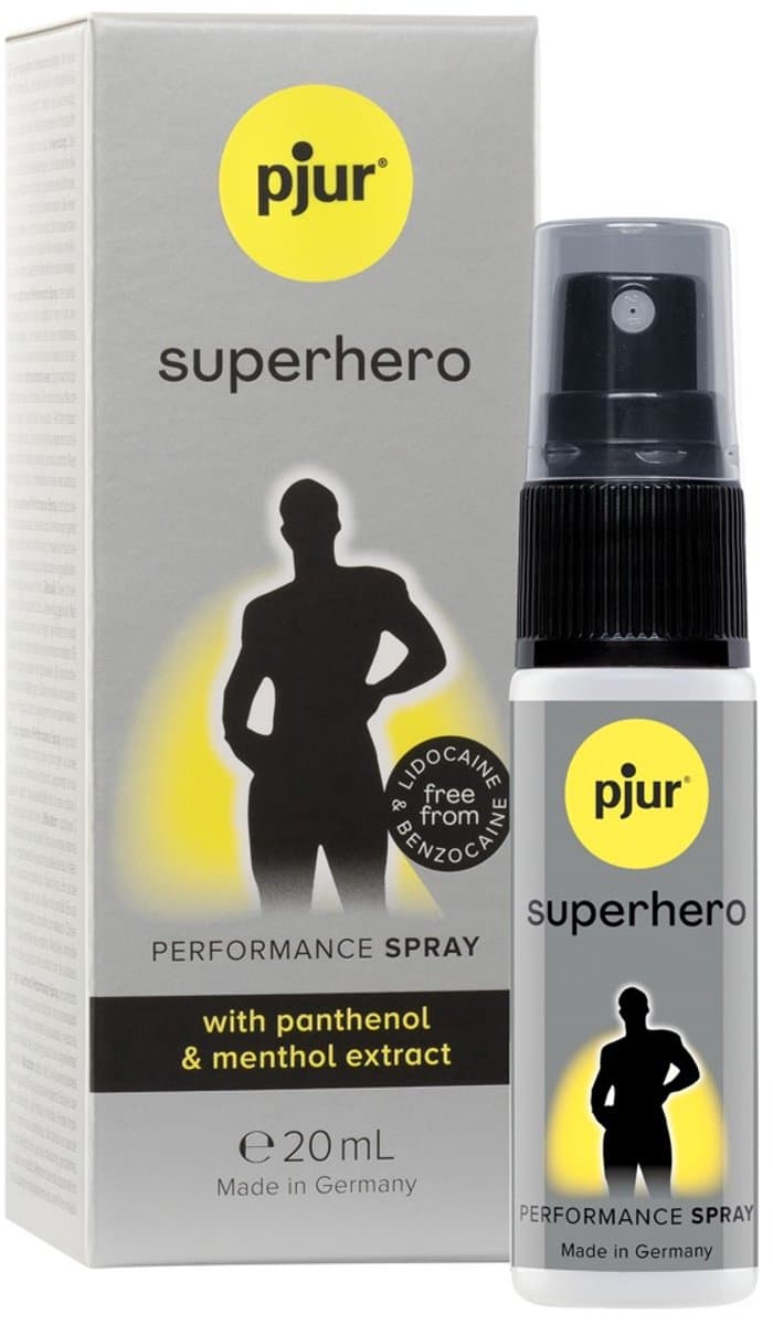 Pjur Superhero - Delayspray - Stel je Zaadlozing Uit - 20ml — afbeelding 1
