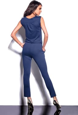 Elegante Jumpsuit - Damesbroekpak - Feestelijk Gelegenheid - Gemaakt in EU - Lange Pijpen - Diverse Ontwerpen — thumbnail 2