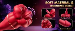 Desiredrops® - Rose Vibrator - Clitoris Lik Stimulator Vibrators Volwassenen Seksspeeltjes Vibrators voor Vrouwen - Cadeautje voor Haar - Clitoris Stimulator - Sex Toys voor haar - 2 in 1 dildo — thumbnail 5