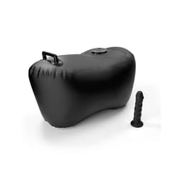 Pipedream Fetish Fantasy Series Body Dock opblaasbaar Love Seat - Zwart — thumbnail 5