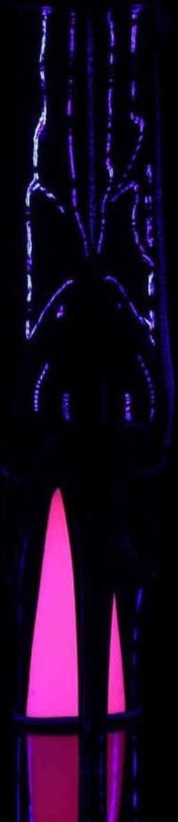 Pleaser - SKY-1020TT Plateau Laarzen, Paaldans schoenen - Paaldans schoenen - 40 Shoes - Zwart/Roze — thumbnail 4