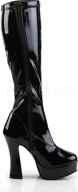 Pleaser - ELECTRA-2000Z Kniehoge laarzen - US 6 - 36 Shoes - Zwart — thumbnail 2