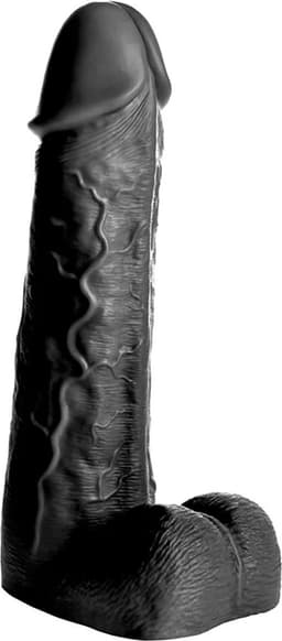 Moby Zwarte Dildo - Extreme Zwarte Dildo - Monster Dildo - 60 cm- ca. 12 kg. - Doorsnede 16 cm. — thumbnail 7