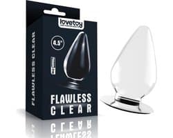 Lovetoy - Transparante Buttplug - Flawless - 11.5 x 6 cm