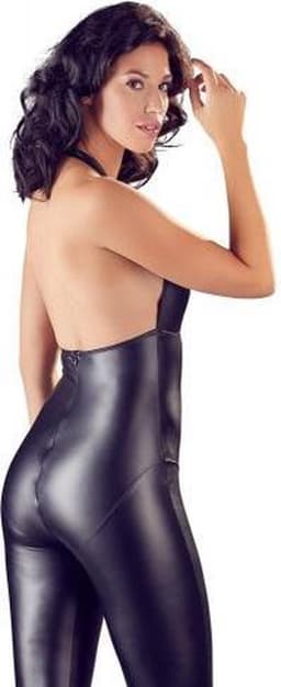 Cottelli Collection Sexy Wetlook Catsuit Met Open Kruisje — thumbnail 5