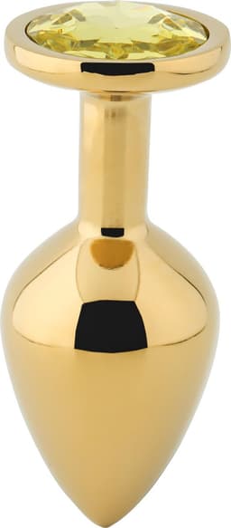 Banoch - Buttplug Aurora yellow gold Medium - gouden Metalen buttplug - Diamant geel — thumbnail 5