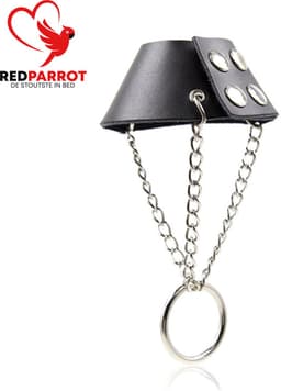 Kuisheid cockring parachute - RVS - Penis ring - Kuisheidskooi — thumbnail 1