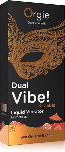 Orgie - Dual Vibe! Kissable Liquid Vibrator - Sex On The Beach - 0.5 fl oz / 15 ml — thumbnail 3