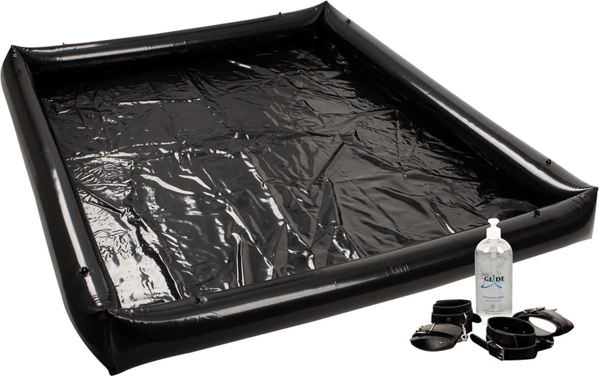 Fetish Collection - Glossy Games Lak Laken Met JustGlide Glijmiddel 1000 ml — afbeelding 1