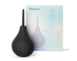 Yonovo® Anaal Douche Pro - Reinigen - Anus Anale - Vaginale vaginaal - Spoelen - Deluxe - Klysma set - Shower mannen en vrouwen Constipatie darmreiniging - Ontgifting - Buttplugs erotiek seksspeeltjes - vibrator Dildo - Zwart