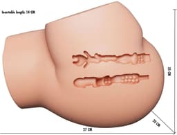 Masturbator Fuck My Big Round Booty 9 kg - Ultra-Lifelike Pussy & Ass Masturbators — thumbnail 4