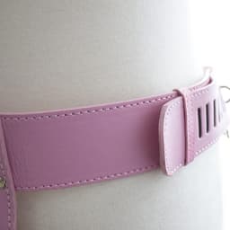 Chastity Belts for Women with Lock PU Chastity Cage Belt BDSM Chastity Devices Adjustable Chastity Strap Bondage Belt,sex Restraints Furniture Toys for Couples (Pink) — thumbnail 2