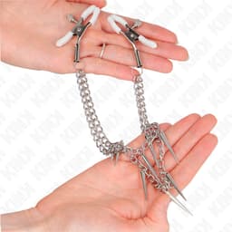 Nipple Clamps met Spikes en Kettingen — thumbnail 5