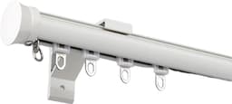 ain Rod Set Enkele/Dubbele Aluminium ain Pole met Clete Accessoires Verkrijgbaar in 7 Kleuren - Ideaal voor Thuis & Kantoor Maat: 1,4 m (A-1,4 m) — thumbnail 1