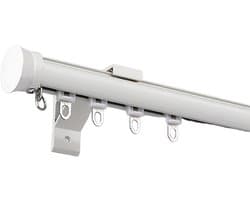 ain Rod Set Enkele/Dubbele Aluminium ain Pole met Clete Accessoires Verkrijgbaar in 7 Kleuren - Ideaal voor Thuis & Kantoor Maat: 1,4 m (A-1,4 m)