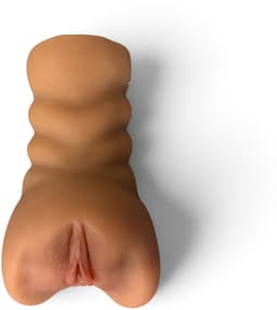 Azota Masturbator - Pocket Pussy - Nep Vagina - 16 CM - Anus En Vagina - 2 in 1 - Sex Toy Voor Mannen — thumbnail 3