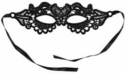 Zwart Kant Oogmasker Dames – Masquerade Masker – Venetiaans Masker – Seks / Feest Masker — thumbnail 3