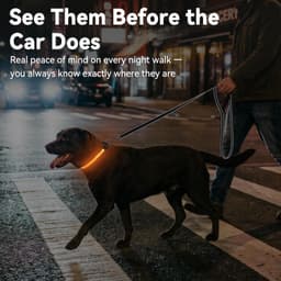 4 stuks Halsband lichtgevend - LED band - Honden halsband - Dog collar light - Verlichting hond - Op maat te knippen - oplaadbare LED-hondenhalsband- 28-40 cm - USB oplaadbaar - fluorescerende hondenhalsband voor in het donker — thumbnail 5