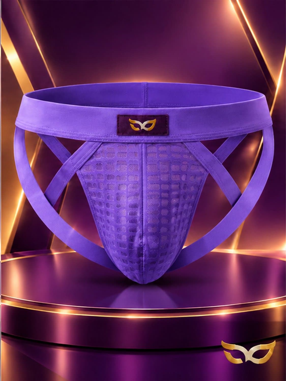 MySecretNL Deluxe Jock - Erotische jockstrap - 100% Katoen - Paars - Maat XL — afbeelding 1