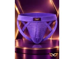 MySecretNL Deluxe Jock - Erotische jockstrap - 100% Katoen - Paars - Maat XL