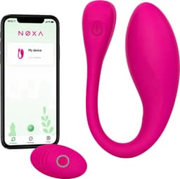 NØXA Play - Vibrerend Ei - App - Afstandsbediening - G-spot & Clitoris Vibrator - Vibrators voor Vrouwen - Remote Vibrator Tril Ei - Seksspeeltjes voor Koppels - Vibrerend Ei met App - 2 in 1 - Felroze — thumbnail 1
