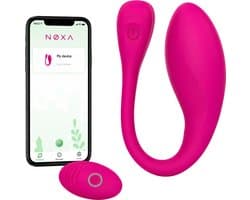 NØXA Play - Vibrerend Ei - App - Afstandsbediening - G-spot & Clitoris Vibrator - Vibrators voor Vrouwen - Remote Vibrator Tril Ei - Seksspeeltjes voor Koppels - Vibrerend Ei met App - 2 in 1 - Felroze