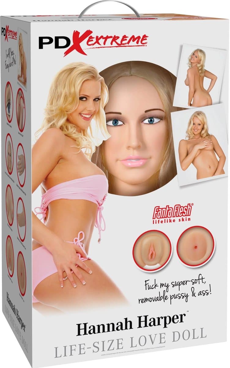 Pipedream Extreme Opblaaspop blond Hannah — afbeelding 1