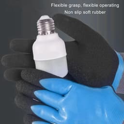 SnelShoppen - Isolerende Elektrische Handschoenen 380V tot 1000V Lineman Handschoenen voor Elektriciens Hoge Spanning Bestendige Rubber Handschoenen A — thumbnail 5