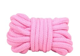 Zeloria Bondage Touw 10 Meter – Zacht Katoenen Bondage Rope 8 mm – Shibari Touw – BDSM Touw – Roze — thumbnail 1