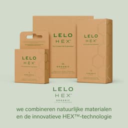 LELO HEX Organic - condooms - 54 mm - 3 stuks — thumbnail 2
