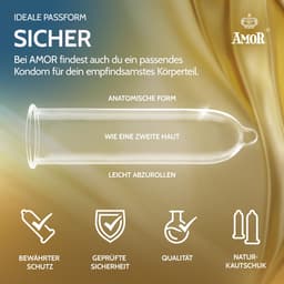 AMOR Premium Young nauwe pasvorm, Ø 49 mm, 100 stuks — thumbnail 3