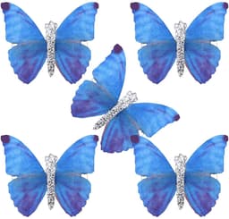 Haarspeldjes Mini Vlinder Barrette Vlinder Bobby Pin Decoratieve Mode Glitter Barrette Decoratieve Accessoires Voor Vrouwen Meisjes — thumbnail 1