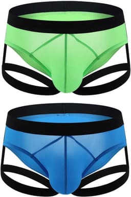 Jockstrap Ondergoed voor Mannen - Ice Silk - Ademend en Comfortabel - Perfecte Ondersteuning - ShopVlot — thumbnail 1