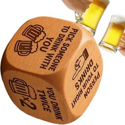 Drinkspel Hout - Tafelspel Feest - Feestelijke Interactie - Grappige Uitdagingen - 6.8 x 5.8 x 5.9 cm - Niet gespecificeerd — thumbnail 5