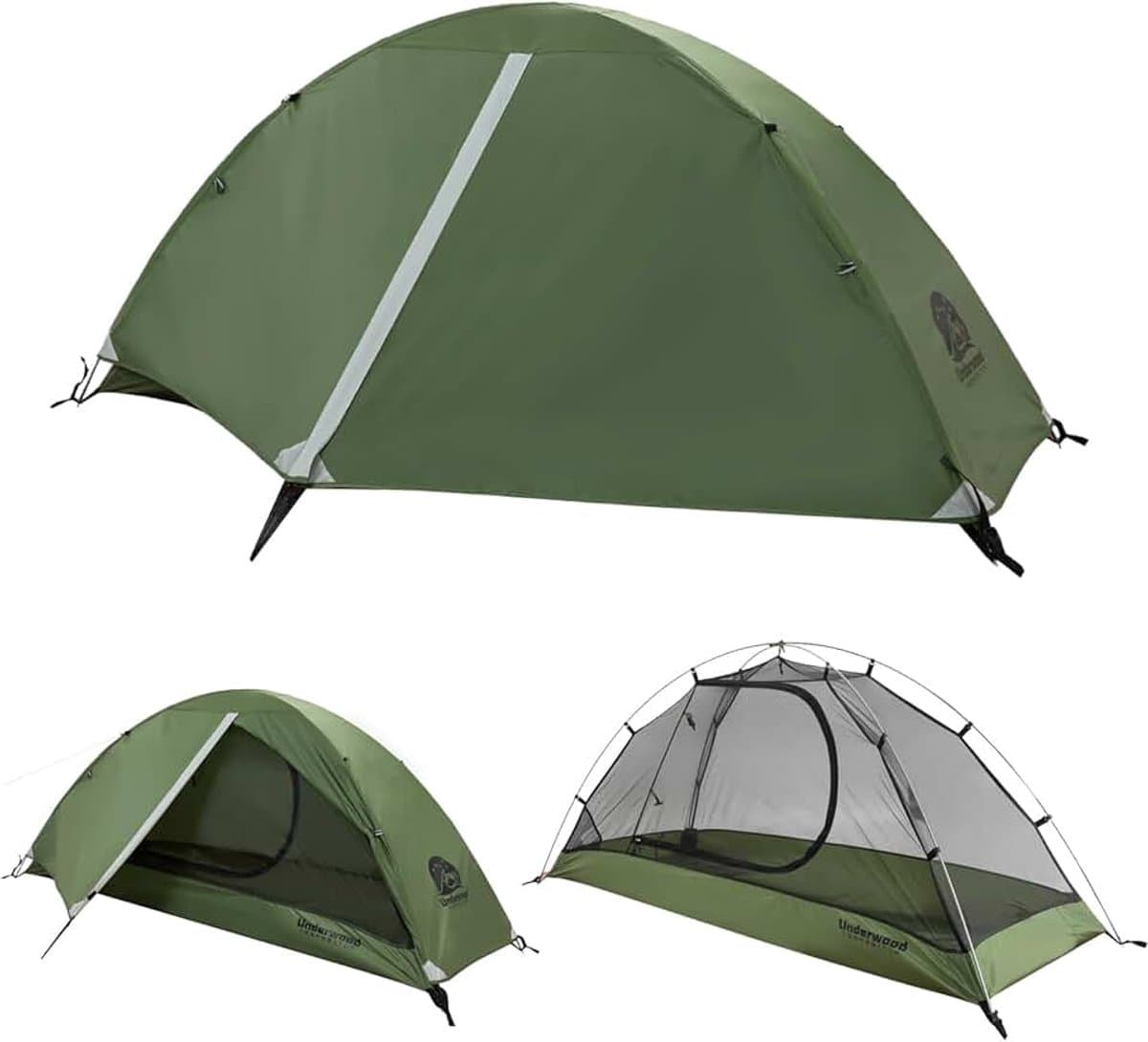 1-persoons backpacktent - lichtgewicht waterdichte vierpersoons campingtent, eenvoudig op te zetten, compacte dometent voor 1 personen, wandeltent voor 3 seizoenen, voor kamperen — afbeelding 1