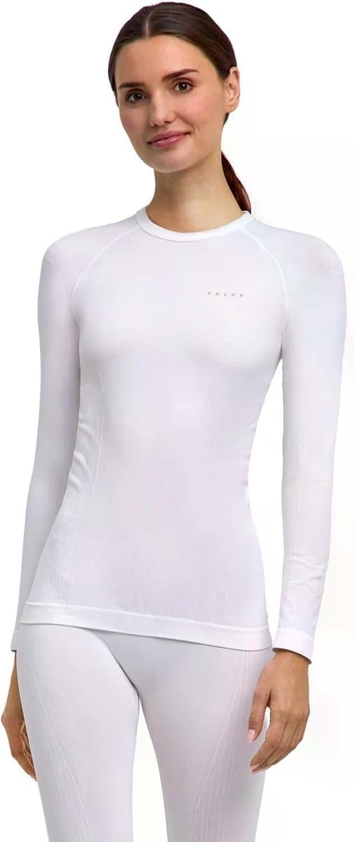 Dames Top van onderlaag Maximum Warm Round Neck W L/s Sh functioneel materiaal sneldrogend 1 stuk, Wit White 2860 Trend, S — afbeelding 1