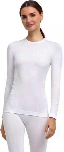 Dames Top van onderlaag Maximum Warm Round Neck W L/s Sh functioneel materiaal sneldrogend 1 stuk, Wit White 2860 Trend, S — thumbnail 1