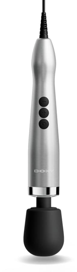 Doxy 2.0 - Die Cast Max Plug‑In - Metal - Silver - Doaxy Wand Massager - Wand Vibrator — thumbnail 2