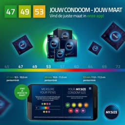 MY.SIZE PRO condoom maat 1,2,3-47,49,53 mm, 3x10 condooms - pasvorm en een geschikte maat voor iedereen — thumbnail 4