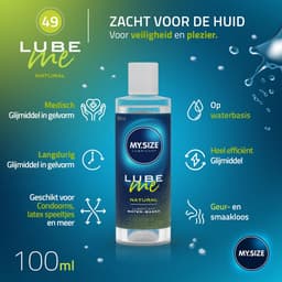 Voordeelverpakking MY.SIZE-condooms 49 mm, pak van 10 + MY.SIZE natuurlijk glijmiddel 100 ml + MY.SIZE-massagekaars — thumbnail 5