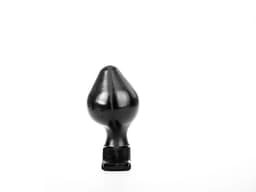 All Black Buttplug 17 x 9 cm - zwart — thumbnail 5
